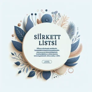Şirket Listesi – İşletmelerin Buluşma Noktası ve Bilgi Kaynağı